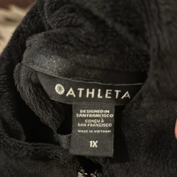 Athleta NWT 🎉host pickx2 🎉🎈Recover stretch fleece full zip jacket - Picture 14 of 16